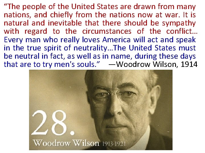 “The people of the United States are drawn from many nations, and chiefly from