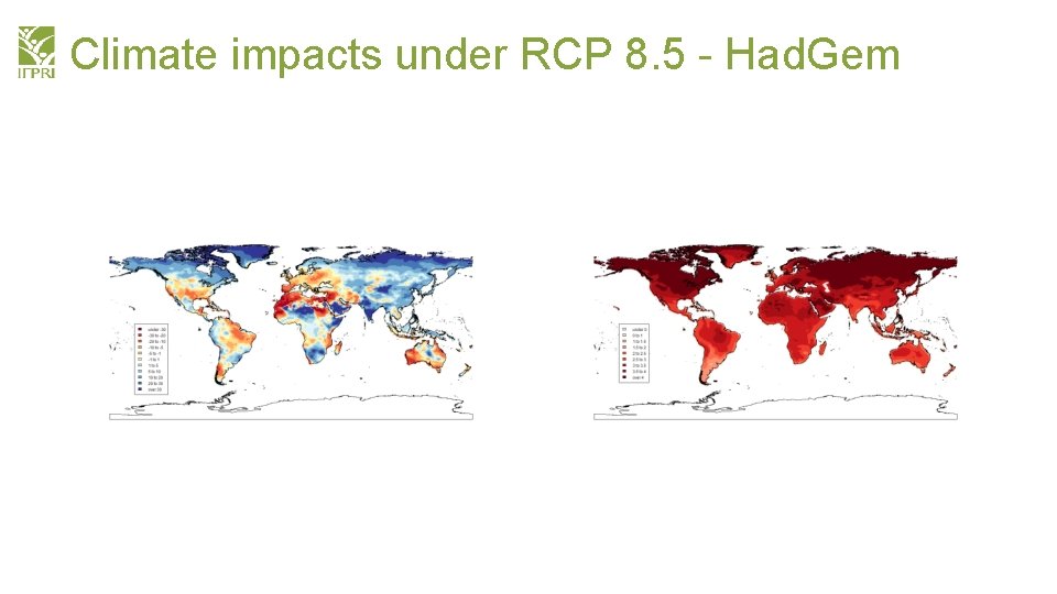 Climate impacts under RCP 8. 5 - Had. Gem 