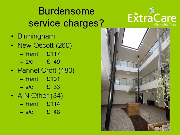 Burdensome service charges? • Birmingham • New Oscott (260) – Rent – s/c £