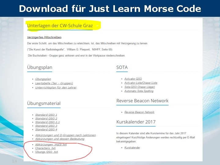 Download für Just Learn Morse Code 14 