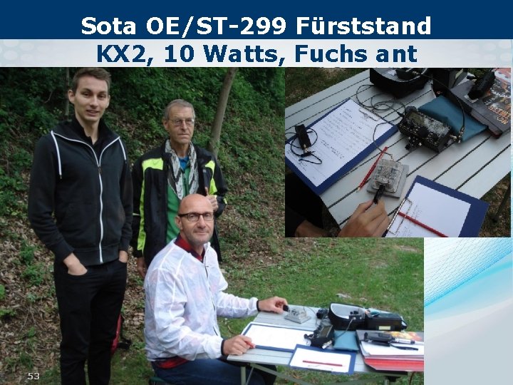 Sota OE/ST-299 Fürststand KX 2, 10 Watts, Fuchs ant 53 