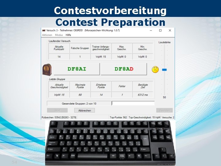 Contestvorbereitung Contest Preparation 54 