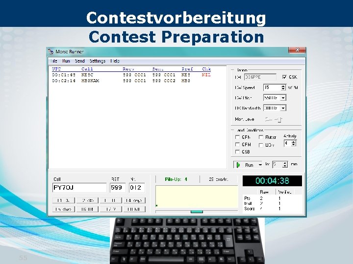 Contestvorbereitung Contest Preparation 55 