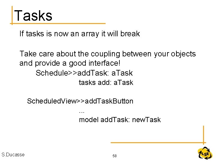 Tasks If tasks is now an array it will break Take care about the