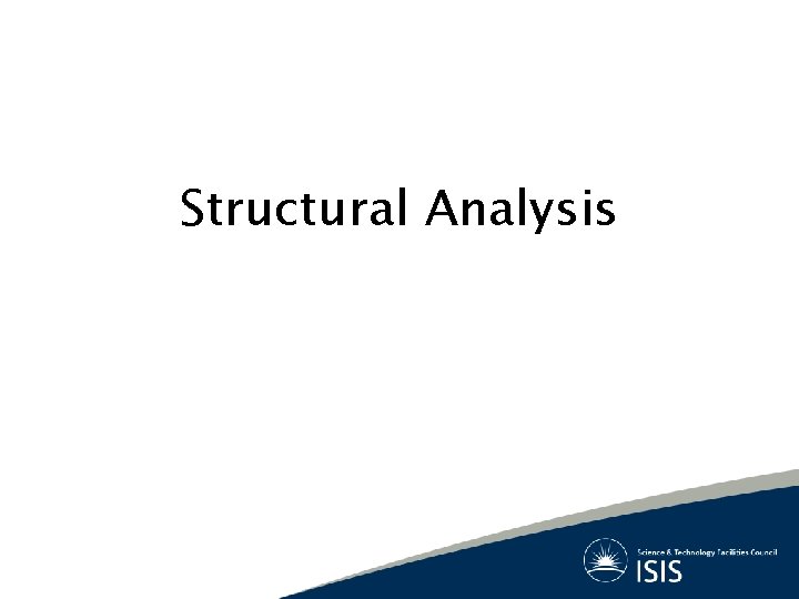 Structural Analysis 