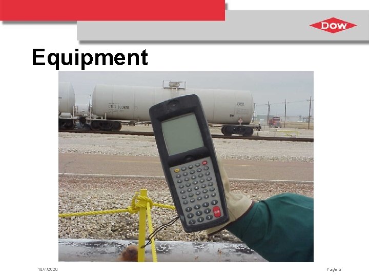 Field Material Control Improved Field Material Management through barcoding 1072020 UNRESTRICTED