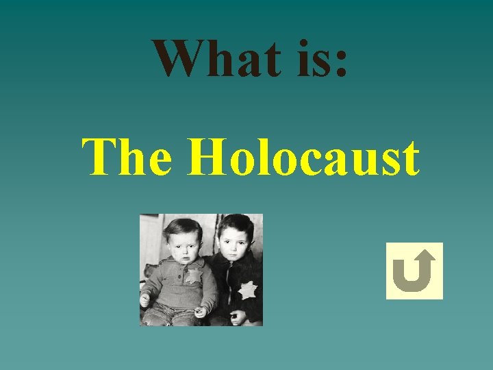 What is: The Holocaust 