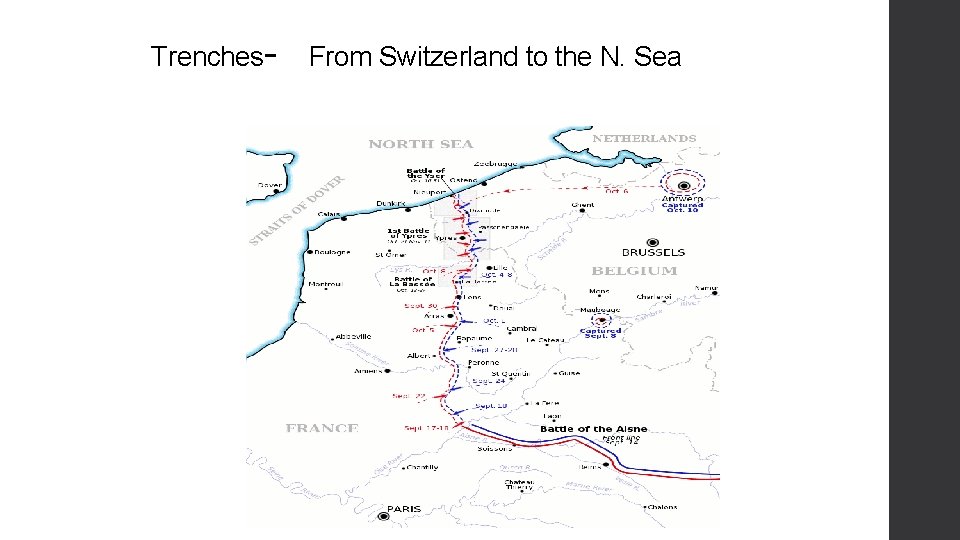 Trenches- From Switzerland to the N. Sea 