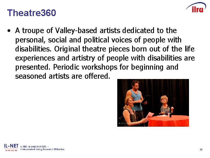 Theatre 360 • A troupe of Valley-based artists dedicated to the personal, social and