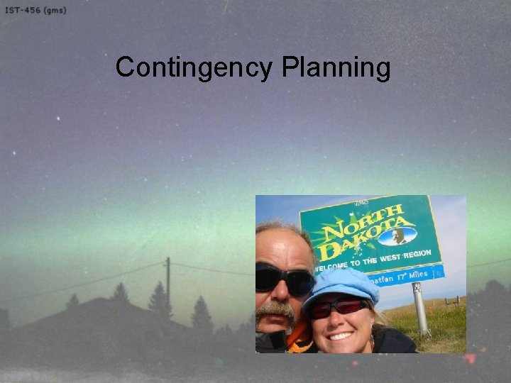 Contingency Planning 