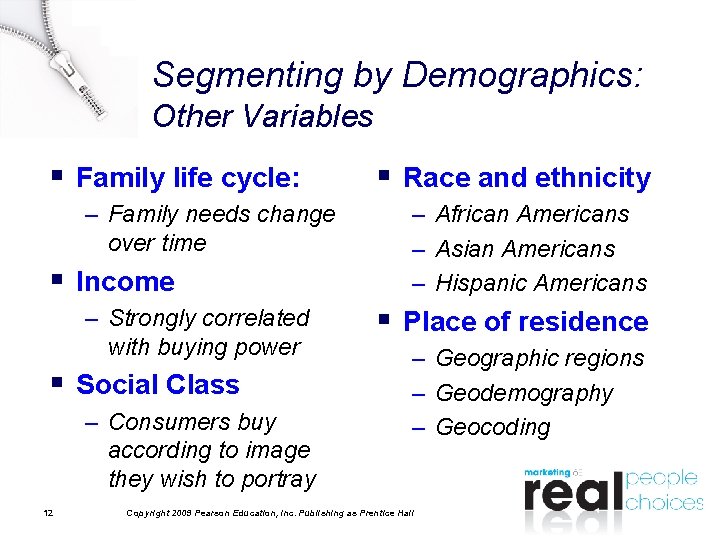 Segmenting by Demographics: Other Variables § Family life cycle: – Family needs change over Segmenting by Demographics: Other Variables § Family life cycle: – Family needs change over