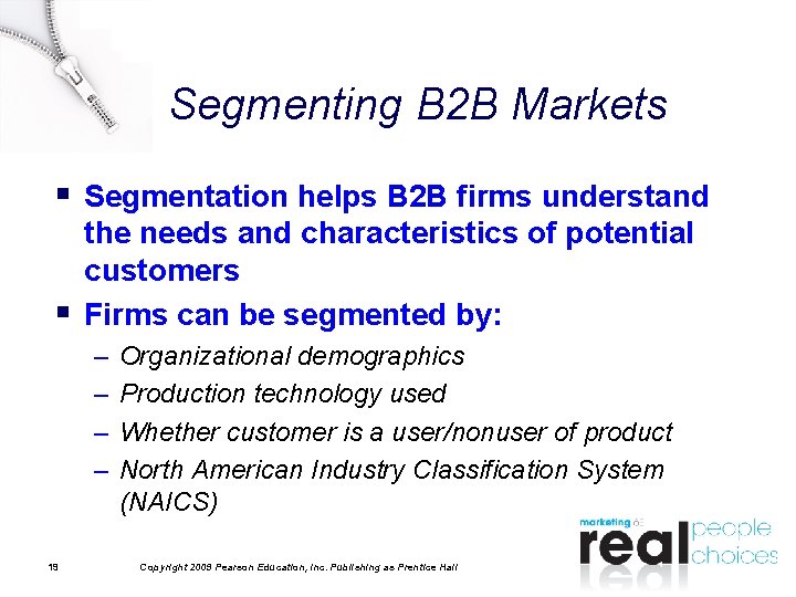 Segmenting B 2 B Markets § Segmentation helps B 2 B firms understand § Segmenting B 2 B Markets § Segmentation helps B 2 B firms understand §