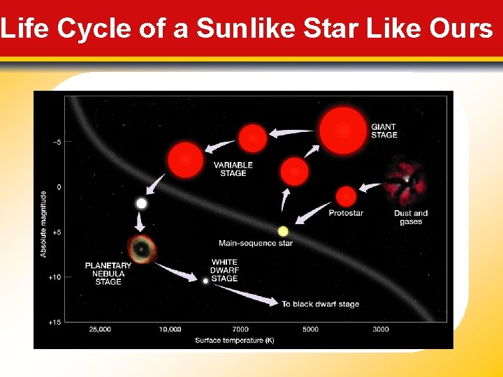 Life Cycle of a Sunlike Star Like Ours 