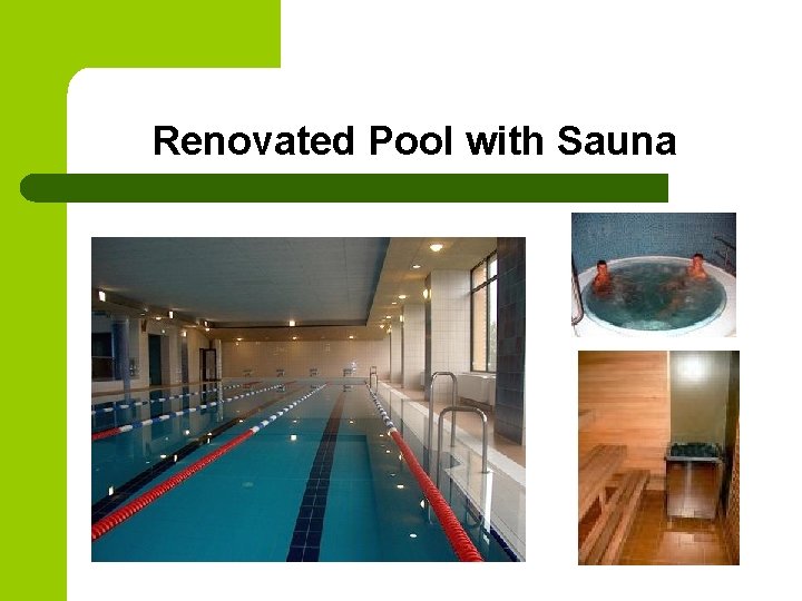 Renovated Pool with Sauna 