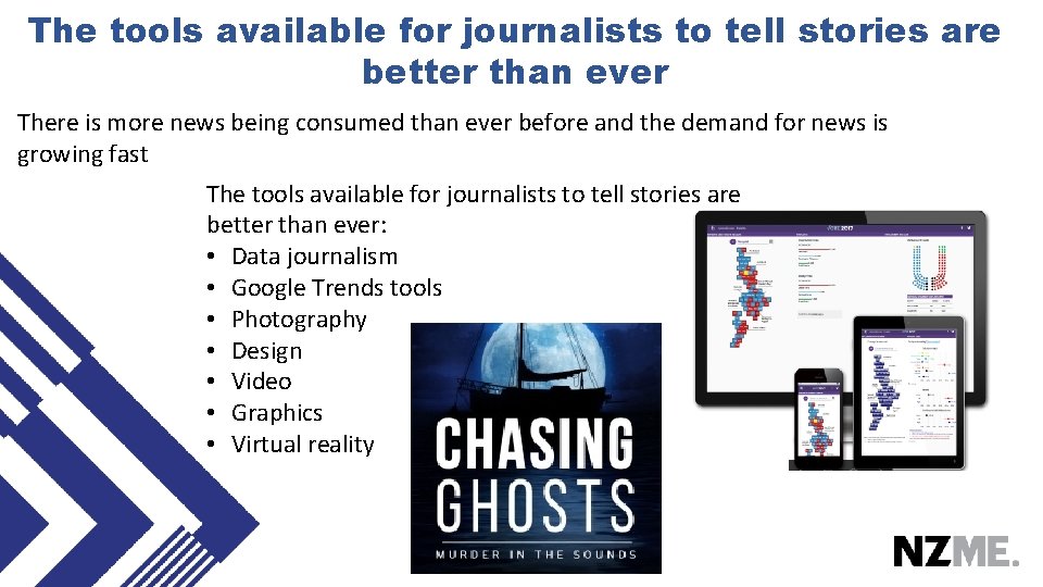 The tools available for journalists to tell stories are better than ever There is