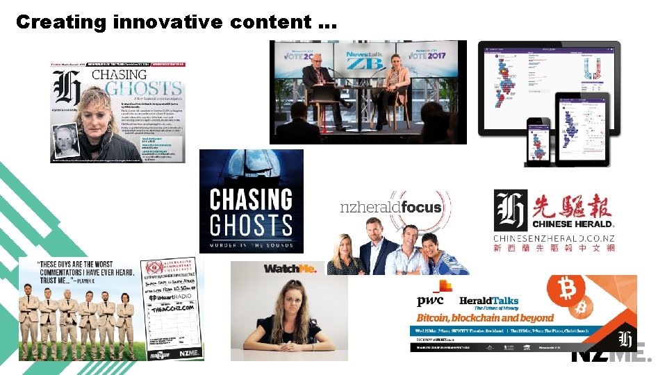 Creating innovative content … 