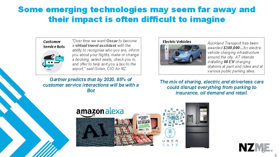 Some emerging technologies may seem far away and their impact is often difficult to