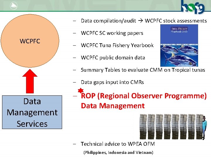 - Data compilation/audit WCPFC stock assessments - WCPFC SC working papers WCPFC - WCPFC