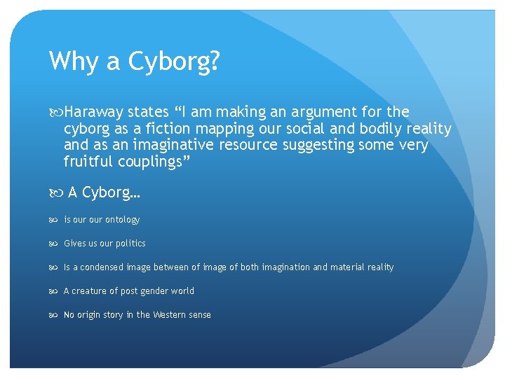 TECH IV Cyborgs and Cybertypes Lisa Nakamura Cybertyping