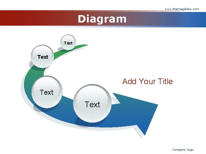 www. themegallery. com Diagram Text Add Your Title Text Company Logo 