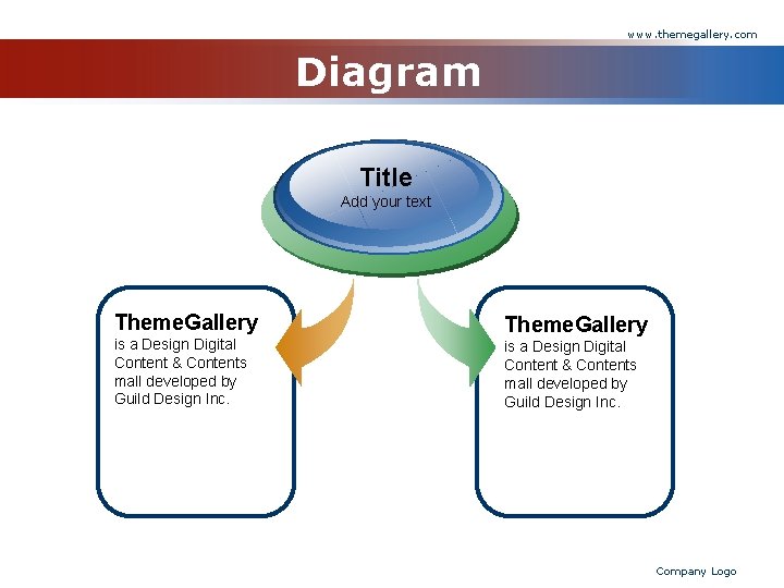 www. themegallery. com Diagram Title Add your text Theme. Gallery is a Design Digital