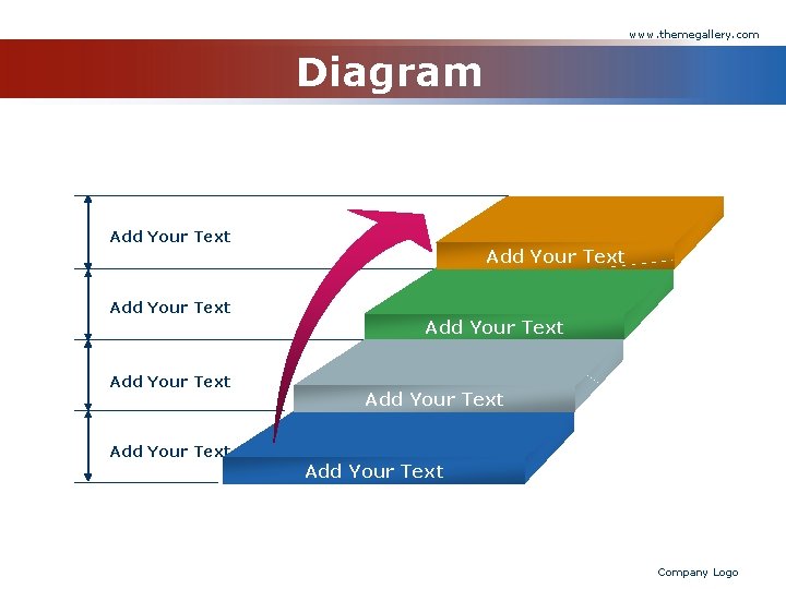 www. themegallery. com Diagram Add Your Text Add Your Text Company Logo 