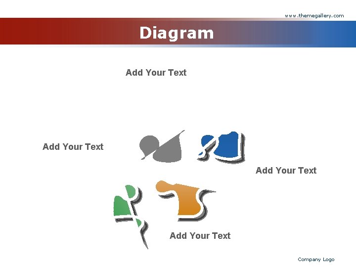 www. themegallery. com Diagram Add Your Text Company Logo 