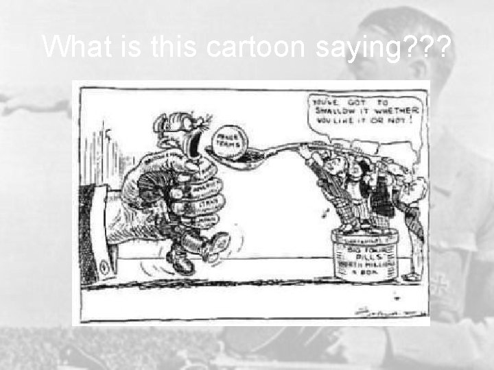 What is this cartoon saying? ? ? 