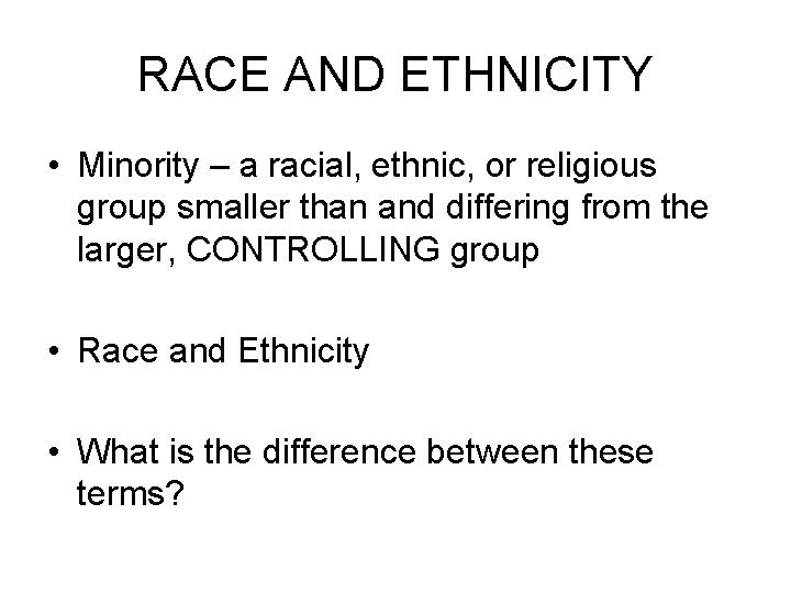 Minority Examples CHAPTER 15 Diversity and Stress DIVERSITY My perspective
