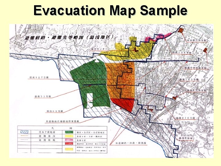 Evacuation Map Sample 