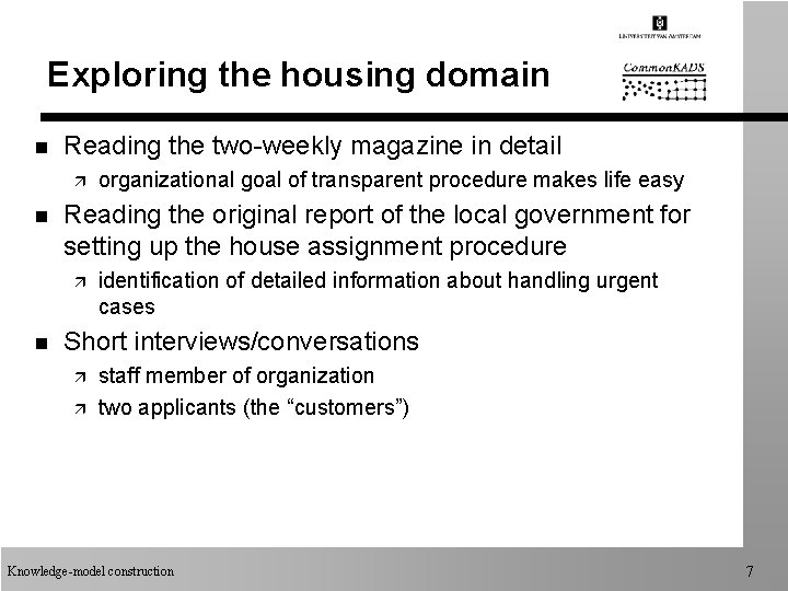 Exploring the housing domain n Reading the two-weekly magazine in detail ä n Reading Exploring the housing domain n Reading the two-weekly magazine in detail ä n Reading
