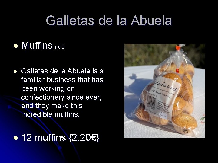 Galletas de la Abuela l Muffins R 0. 3 l Galletas de la Abuela