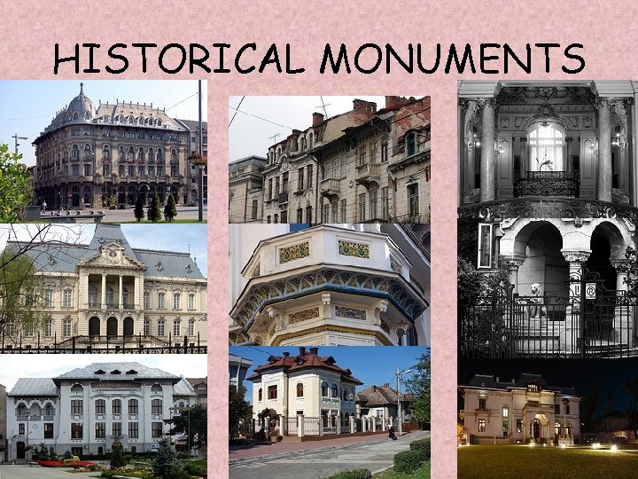 HISTORICAL MONUMENTS HISTORICAL MONUMENTS
