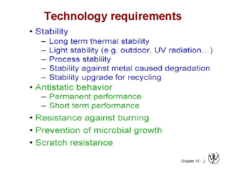 Technology requirements Chapter 15 - 2 