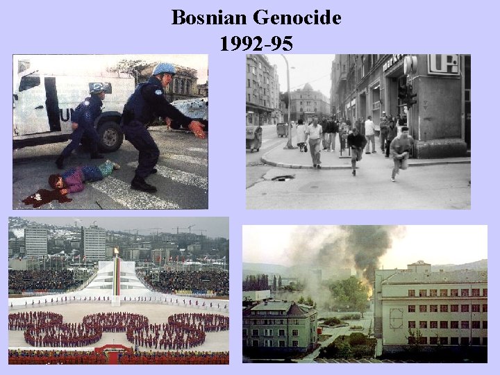 Bosnian Genocide 1992 95 