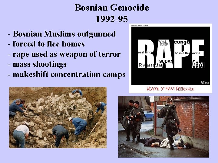 Bosnian Genocide 1992 95 - Bosnian Muslims outgunned - forced to flee homes -