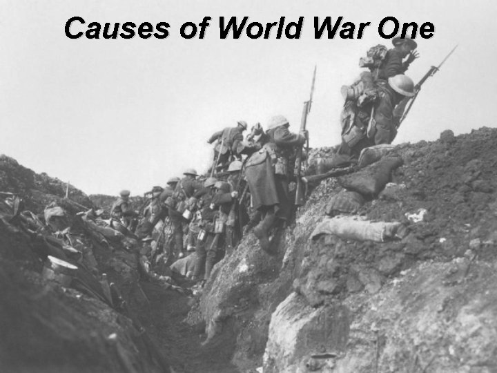 Causes of World War One 