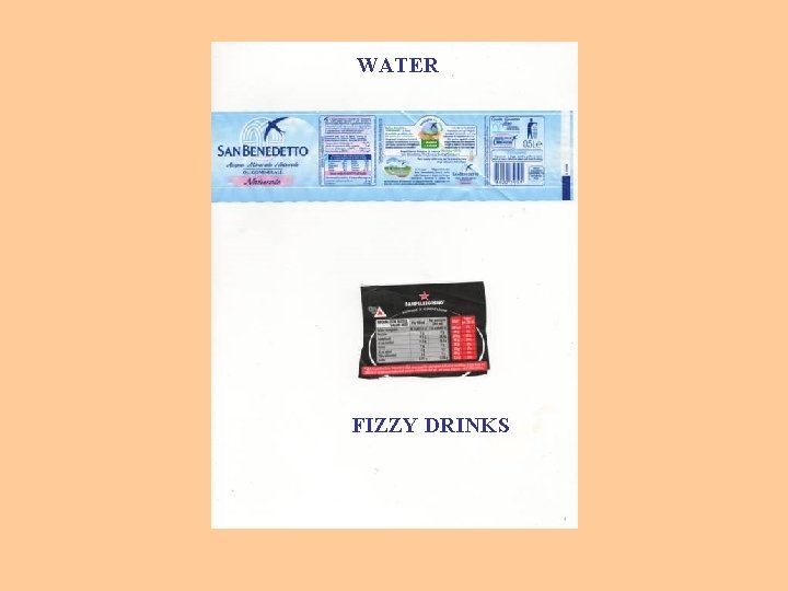 WATER FIZZY DRINKS 