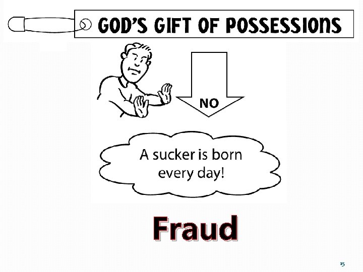 Fraud 15 