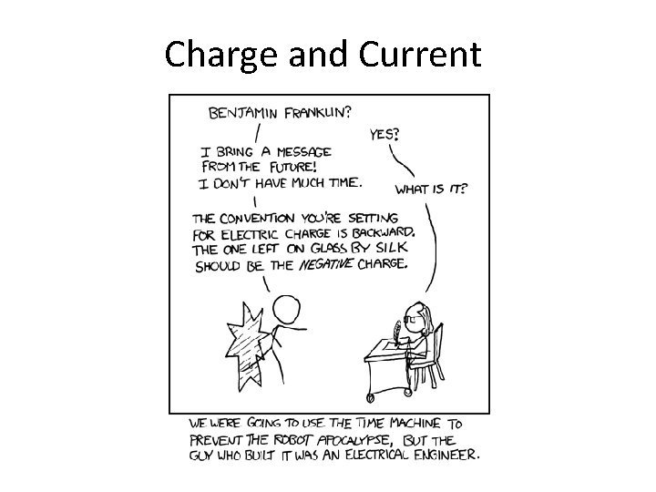 Charge and Current 