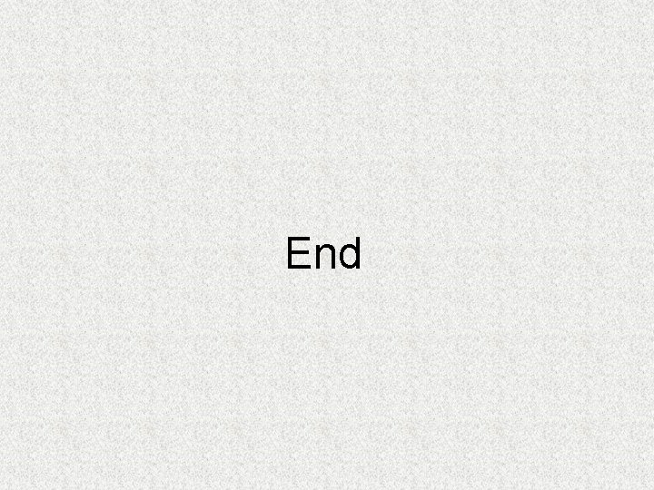 End 