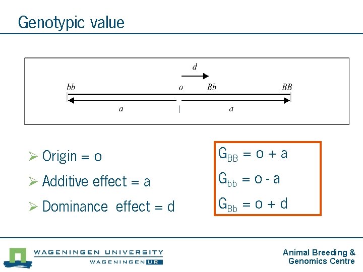 Chapter 4 Genetic Foundations Of Quantitative Traits Animal