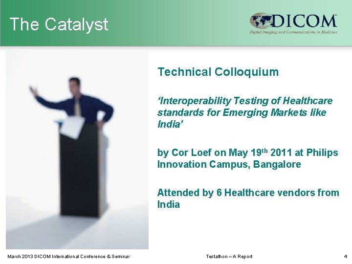 The Catalyst Technical Colloquium ‘Interoperability Testing of Healthcare standards for Emerging Markets like India’