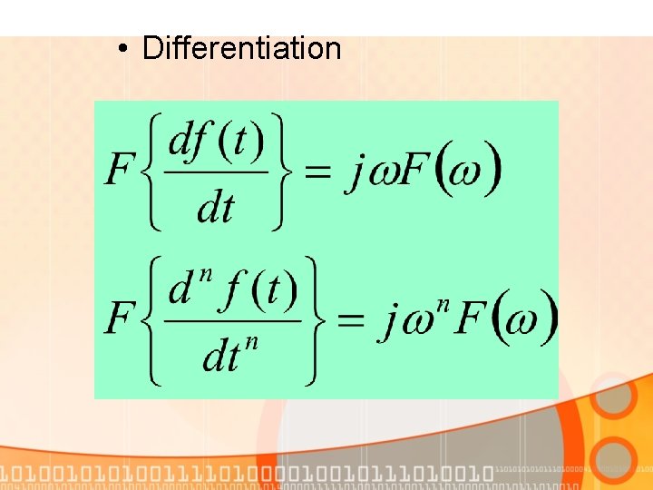  • Differentiation 