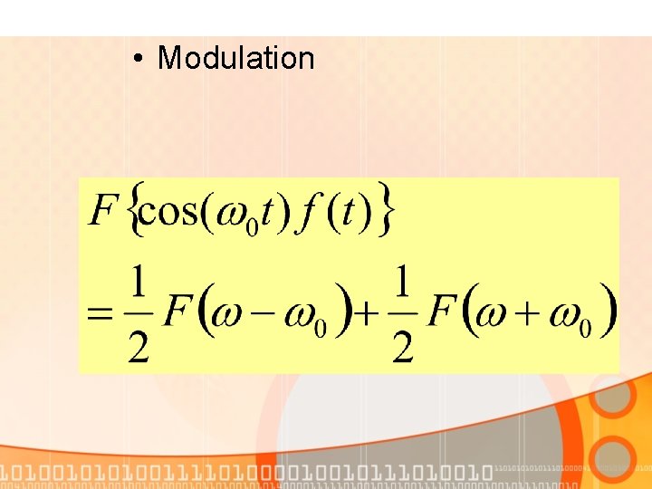  • Modulation 