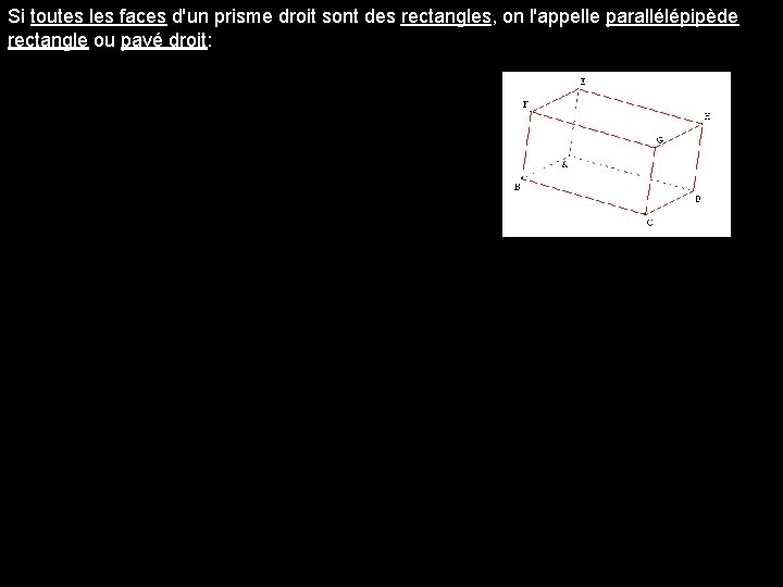 Si toutes les faces d'un prisme droit sont des rectangles, on l'appelle parallélépipède rectangle