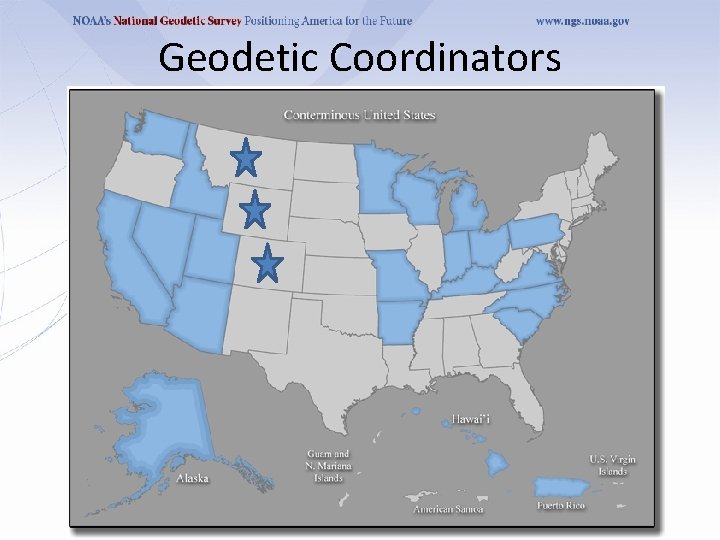 Geodetic Coordinators 