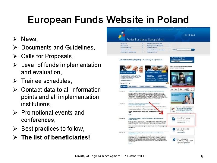 European Funds Website in Poland Ø Ø Ø Ø Ø News, Documents and Guidelines, European Funds Website in Poland Ø Ø Ø Ø Ø News, Documents and Guidelines,