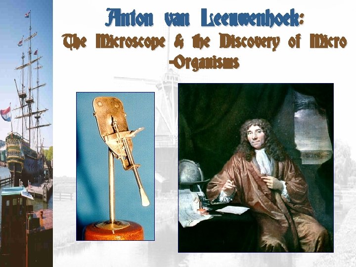 Anton van Leeuwenhoek: The Microscope & the Discovery of Micro -Organisms 