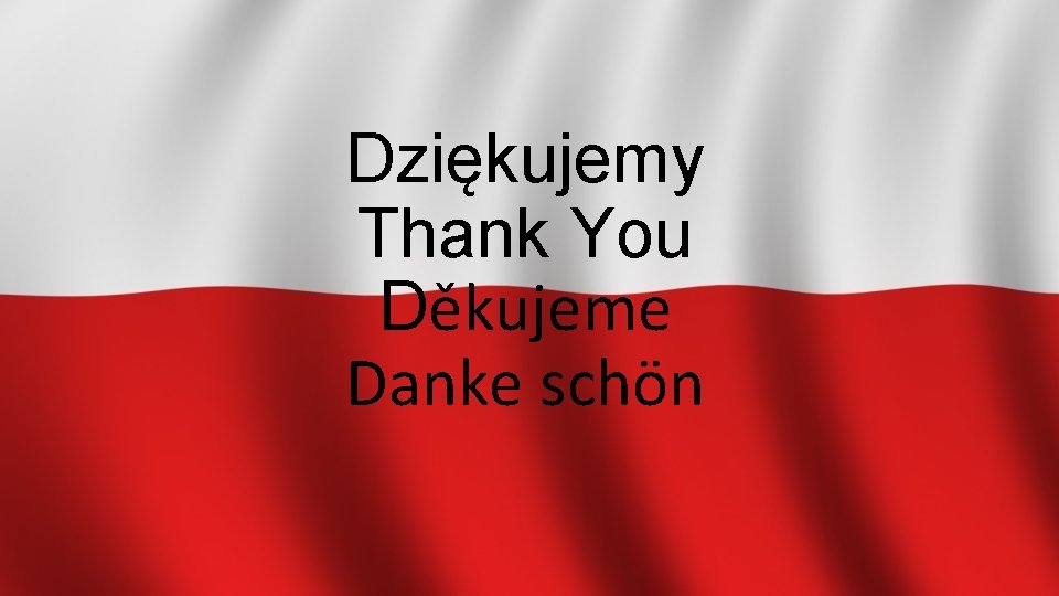 Dziękujemy Thank You Děkujeme Danke schön 